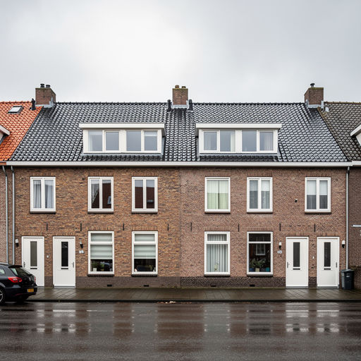 foto van ouderwetse huizen