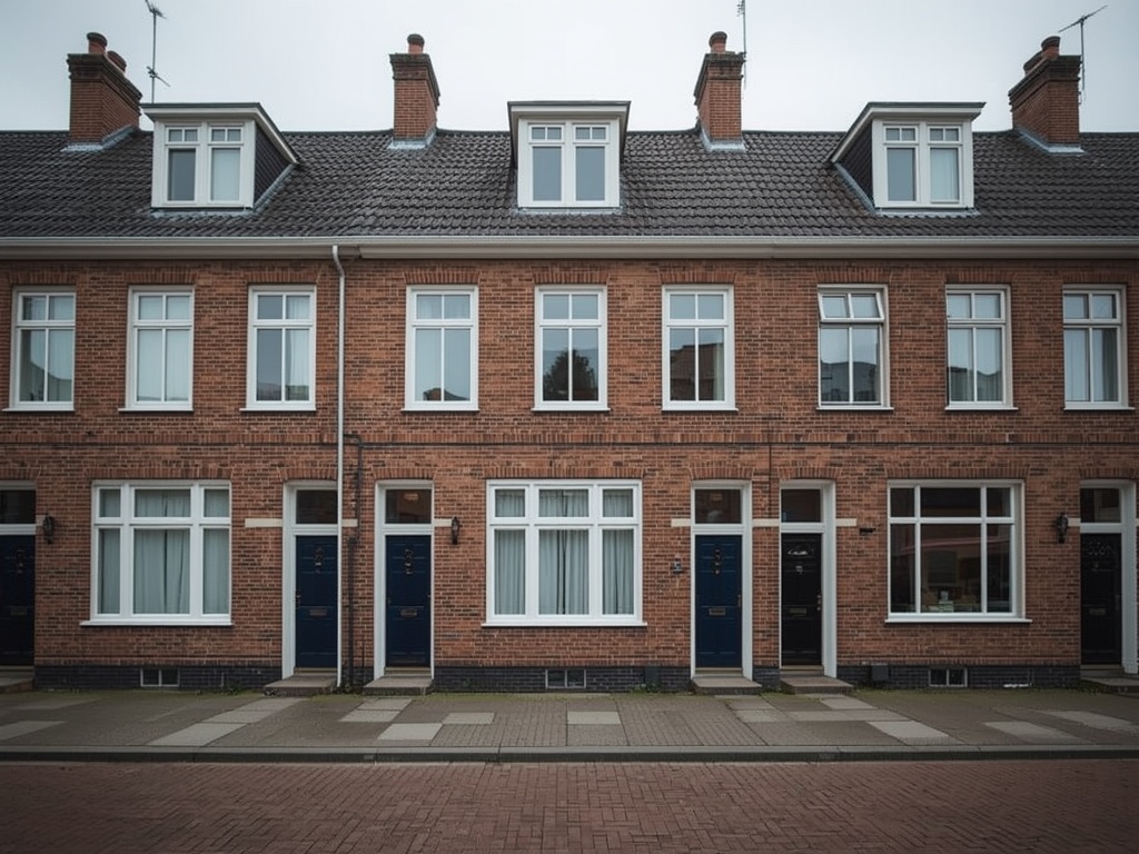 foto van ouderwetse huizen