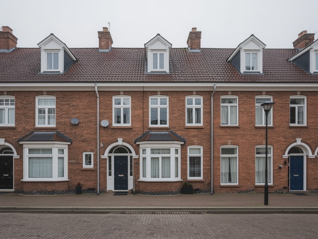 foto van ouderwetse huizen