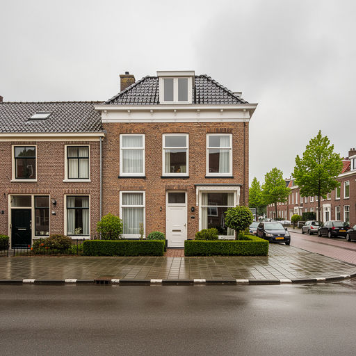 foto van ouderwetse huizen