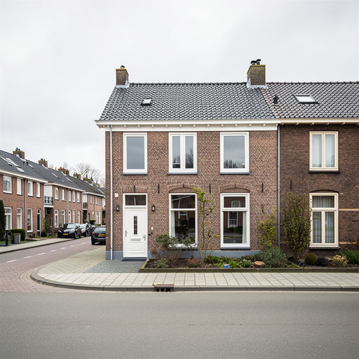 foto van ouderwetse huizen