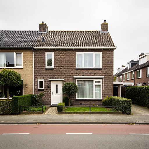 foto van ouderwetse huizen