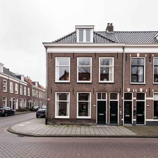 foto van ouderwetse huizen