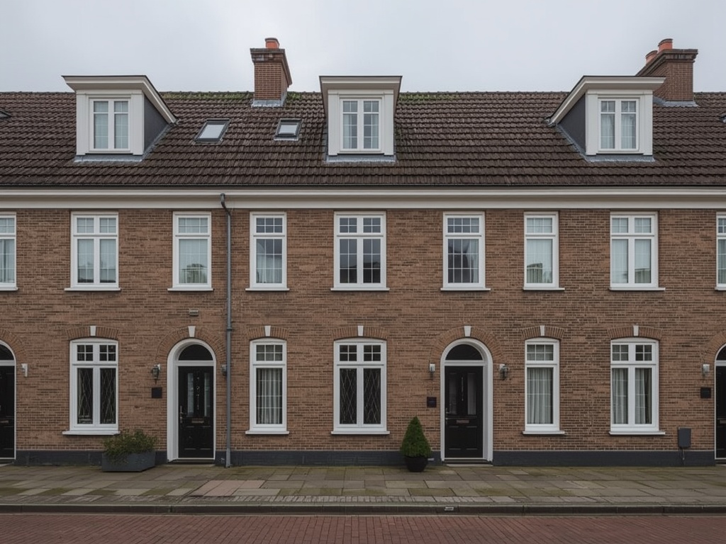 foto van ouderwetse huizen