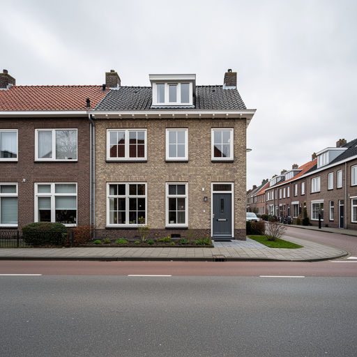 foto van ouderwetse huizen