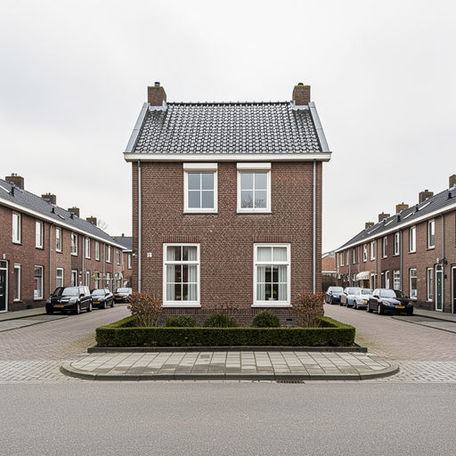 foto van ouderwetse huizen