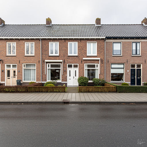 foto van ouderwetse huizen